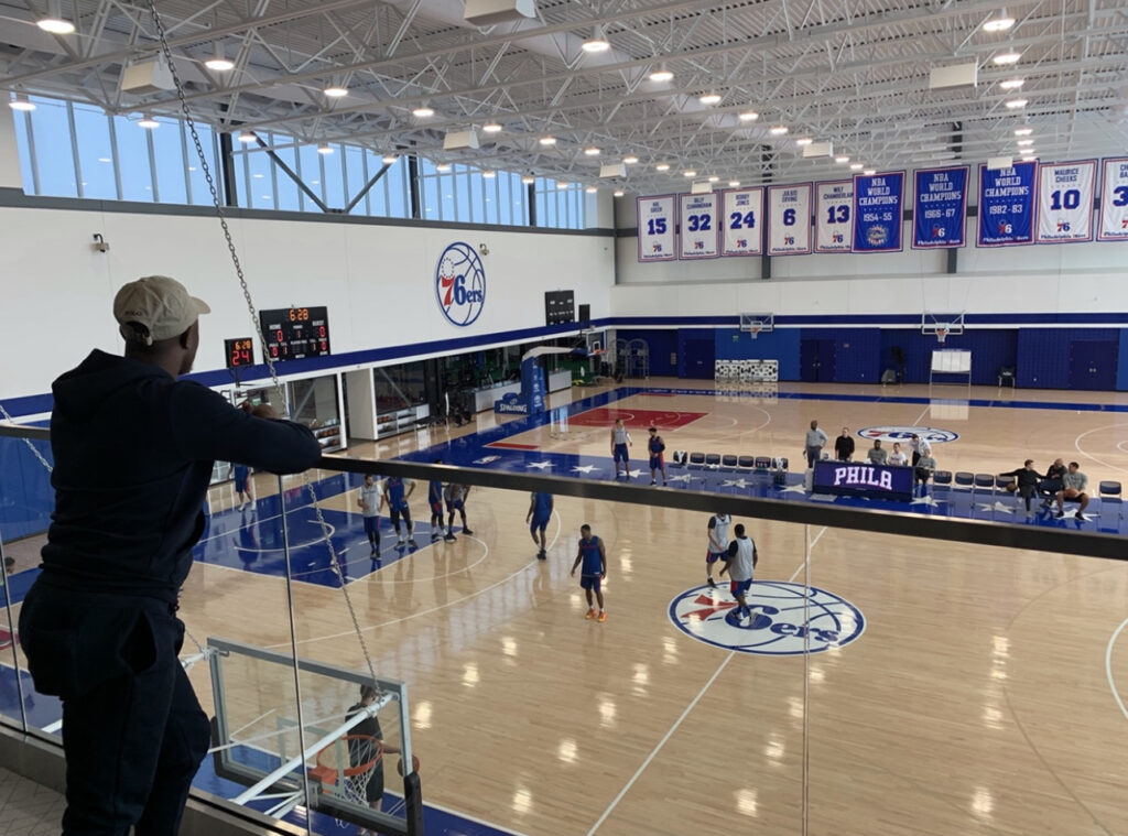 Drey Ricks, basketball analyst and sports consultant, analyzing the Philadelphia 76ers championship window 